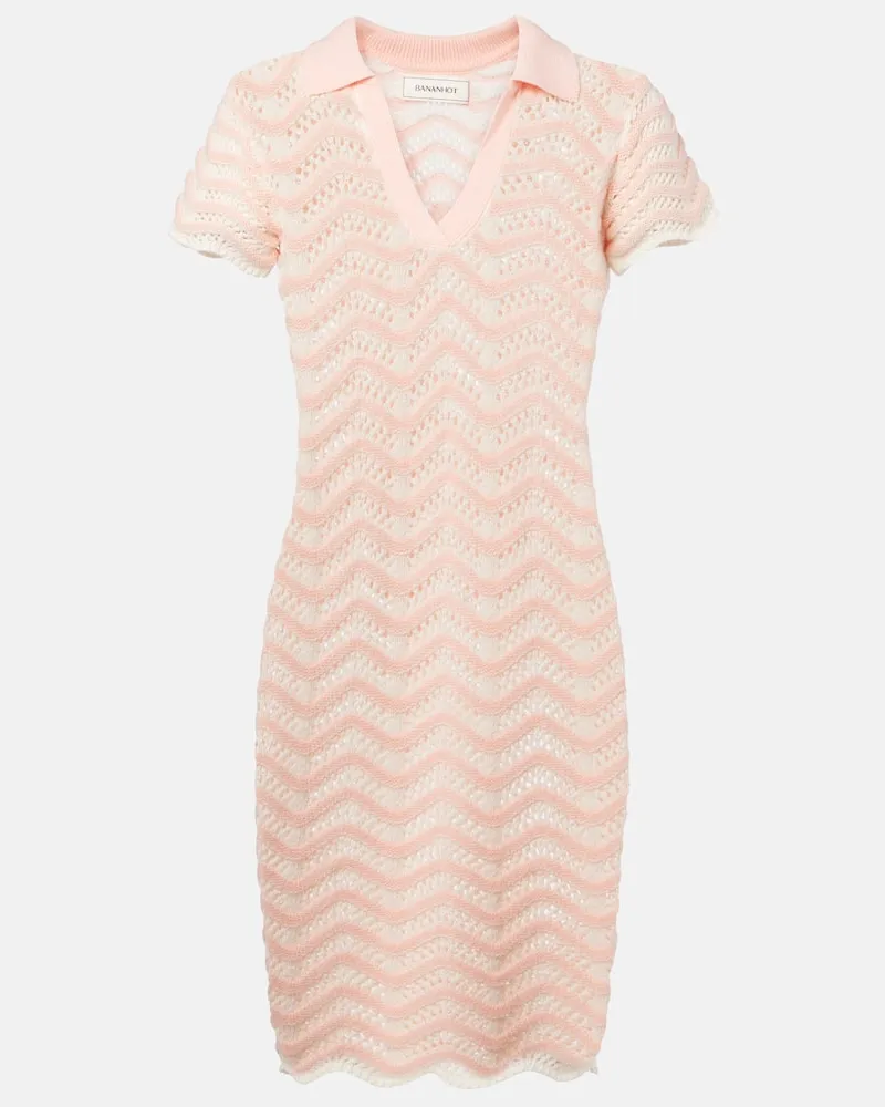 BANANHOT Minikleid Coco aus einem Baumwollgemisch Rosa