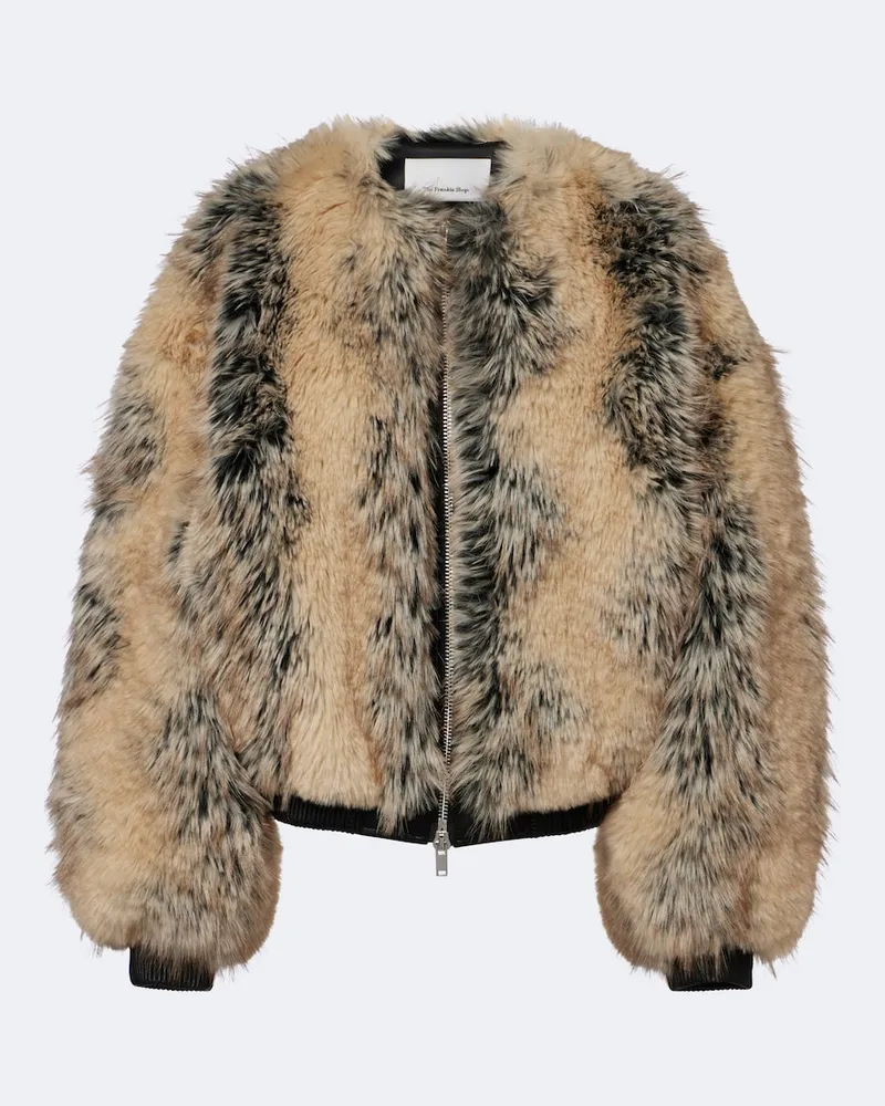 FRANKIE Shop Bomberjacke Gina Beige