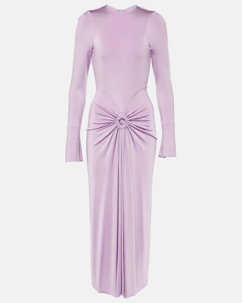 Victoria Beckham Midikleid aus Jersey Violett