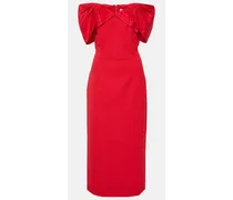 Off-Shoulder-Midikleid Chiara aus Crêpe