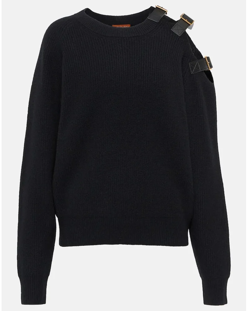 Altuzarra Pullover Ness aus Wolle und Kaschmir Schwarz