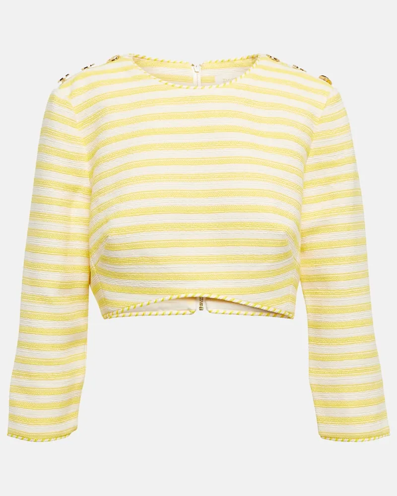 Zimmermann Cropped-Top Hide Tide Gelb