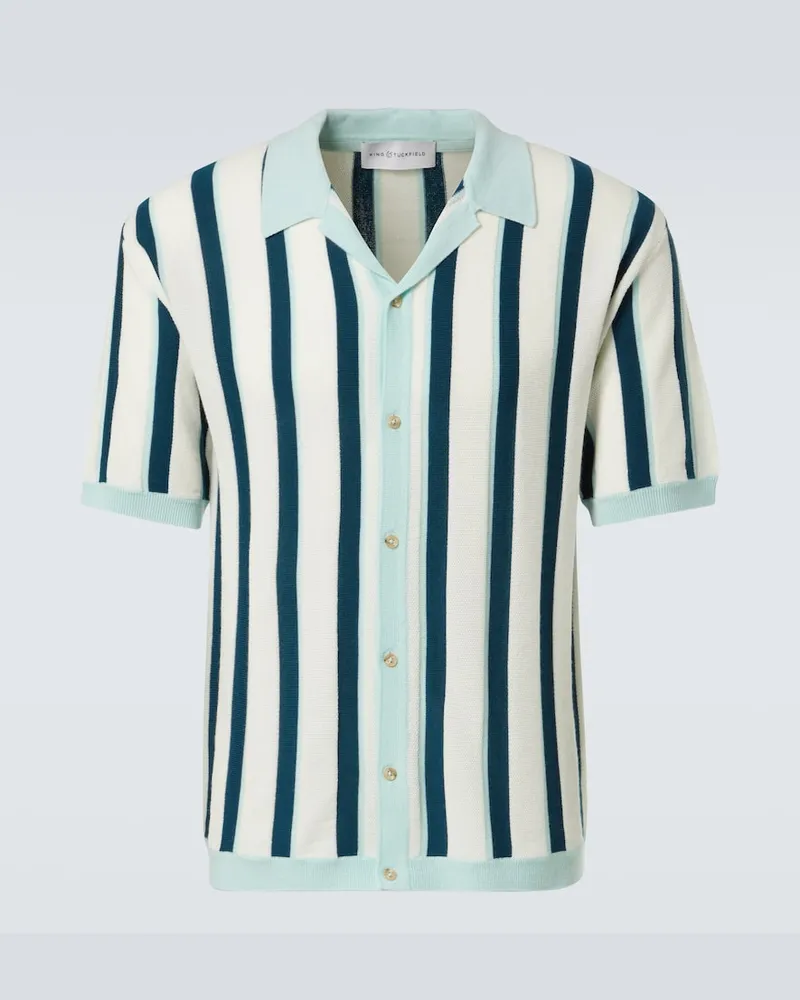 King & Tuckfield Hemd aus Wolle Multicolor
