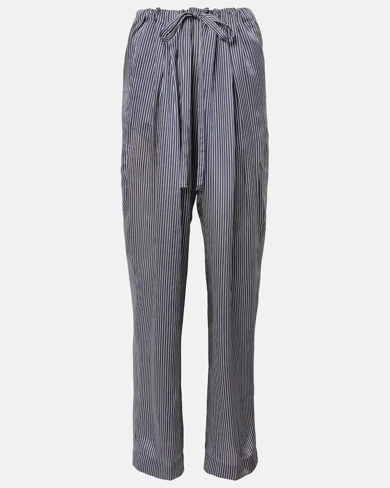 KHAITE Gerade Hose Trenton Blau