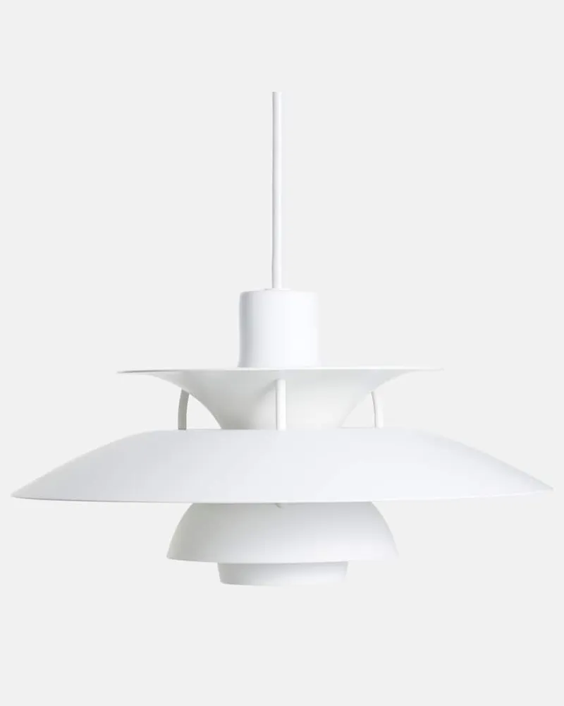 Louis Poulsen Hängeleuchte PH 5 Mini by Poul Henningsen (EU-Stecker Weiß