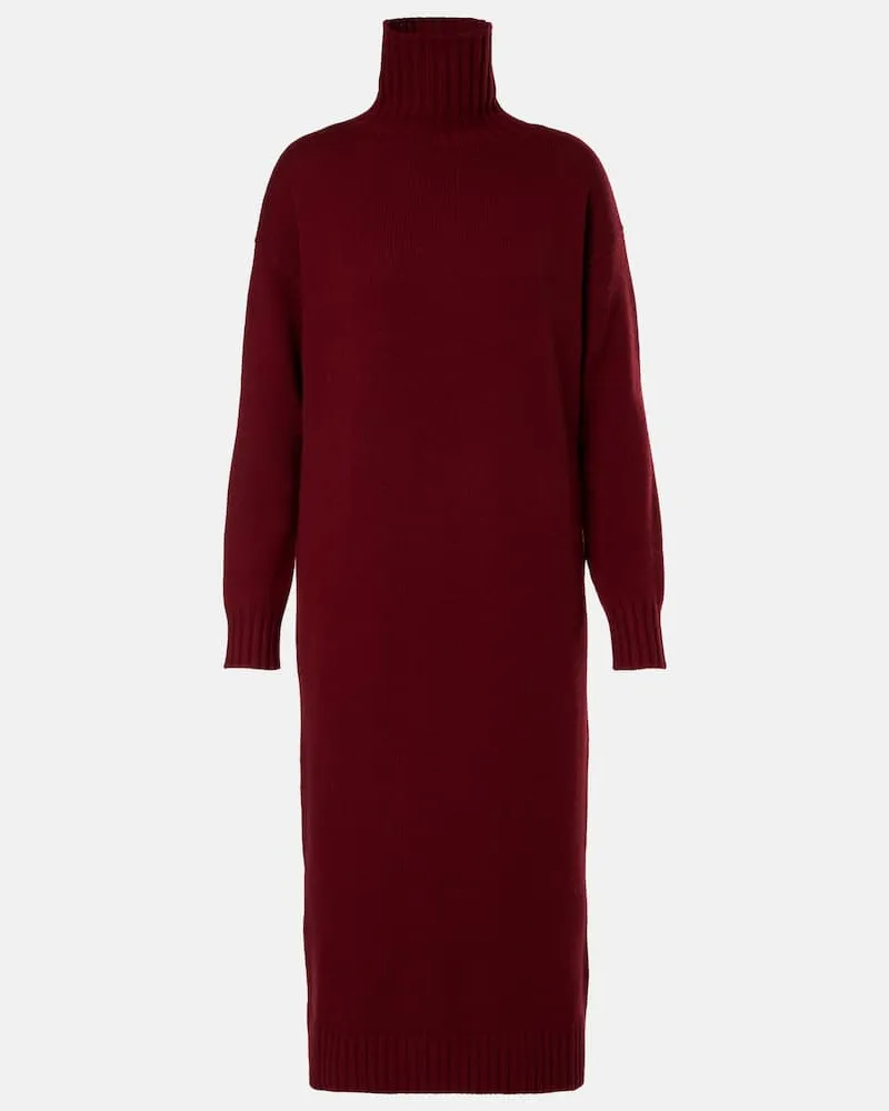 Max Mara Pulloverkleid Summer aus Kaschmir Burgunderrot