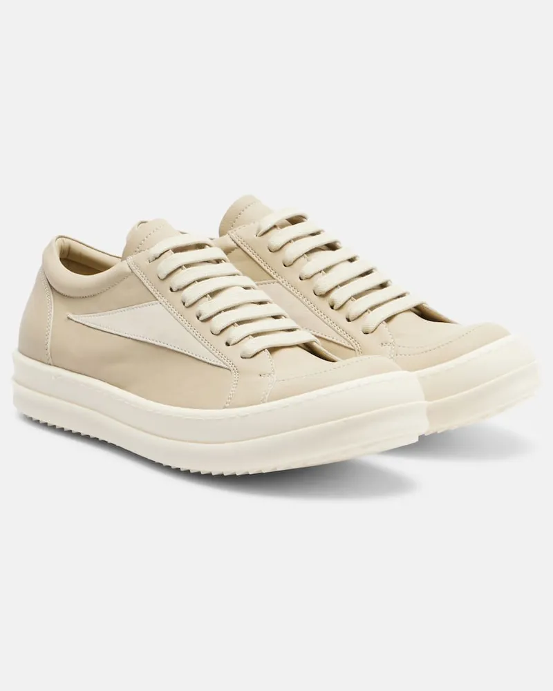 Rick Owens Sneakers Vintage aus Leder Beige