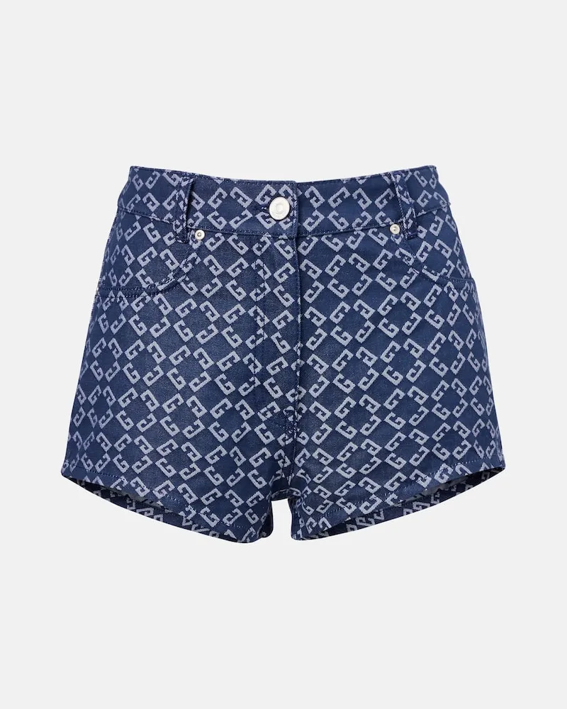 Givenchy Jeansshorts Monogram 72 Blau