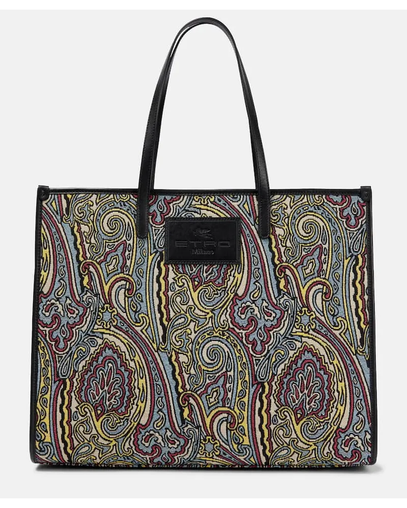 Etro Shopper Medium Multicolor