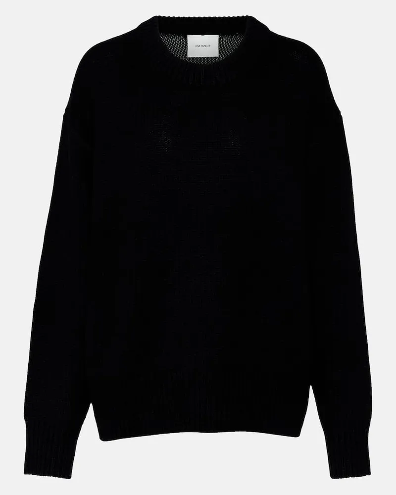 Lisa Yang Pullover Renske aus Kaschmir Schwarz