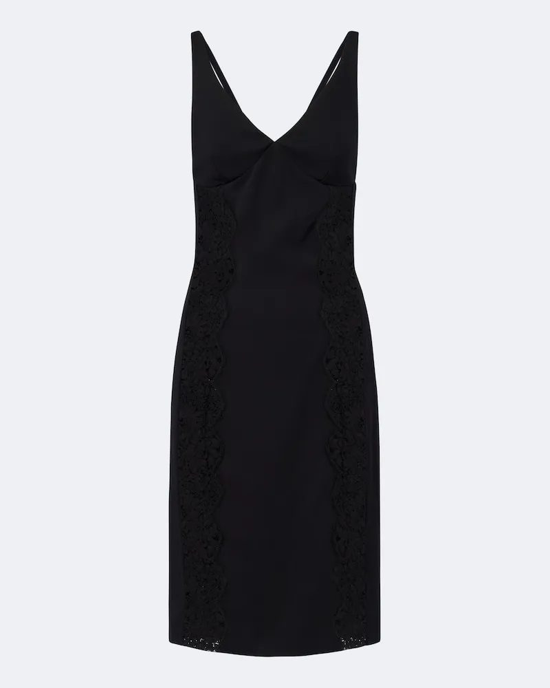 Stella McCartney Minikleid mit Spitze Schwarz