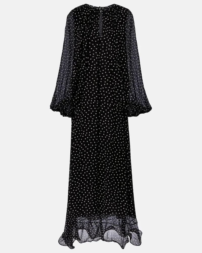 Dorothee Schumacher Maxikleid Dancing Dots Schwarz