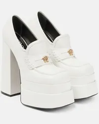 Versace Loafer-Pumps Aevitas aus Leder Weiss