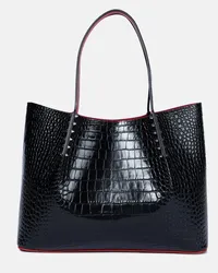 Christian Louboutin Tote Cabarock Large aus Leder Schwarz