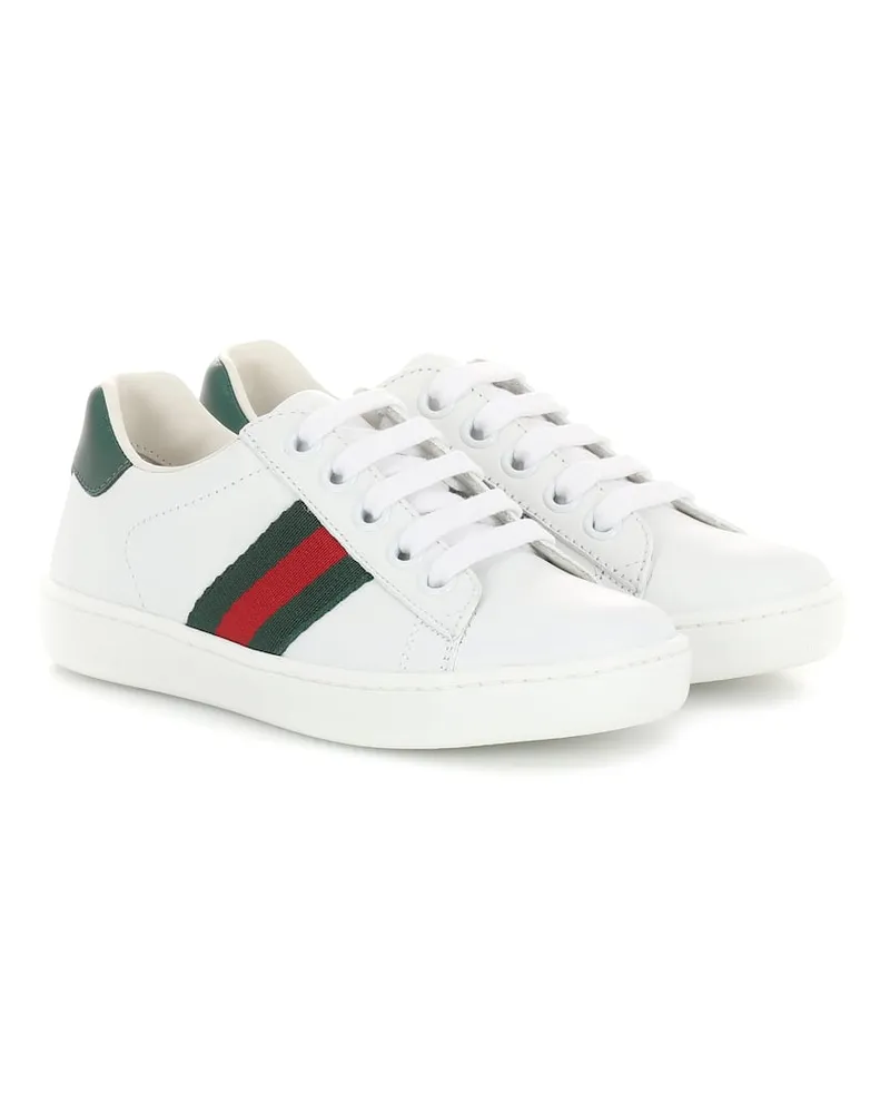 Gucci Sneakers Ace aus Leder Weiß