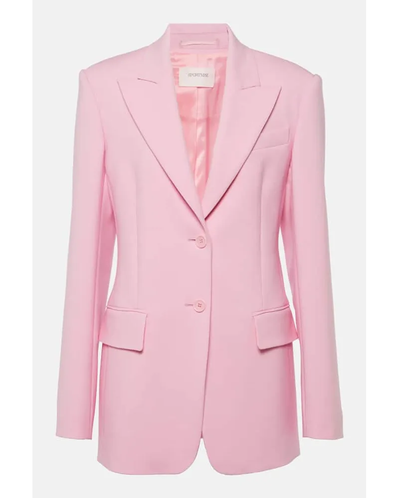 SPORTMAX Blazer Zermat aus einem Wollgemisch Pink