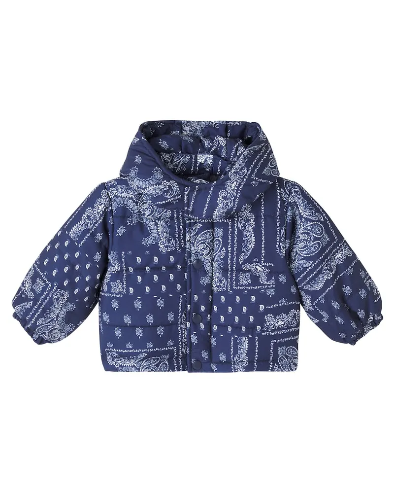 The New Society Baby Wattierte Jacke Luis Blau