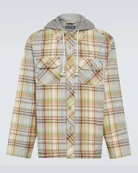 Acne Studios Hemdjacke aus Baumwoll-Canvas Multicolor