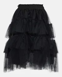 Simone Rocha Minirock aus Tuell Schwarz