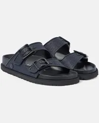 Birkenstock Sandalen Arizona Luxe aus Raffiabast Schwarz