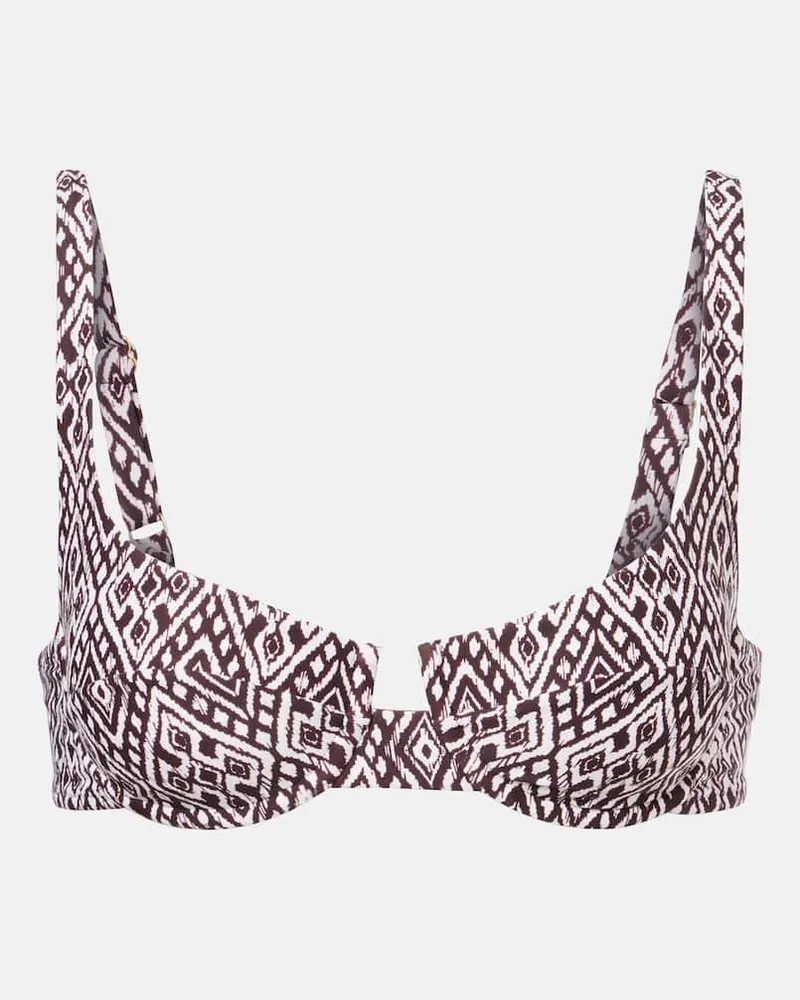Melissa Odabash Bikini-Oberteil Milan Braun