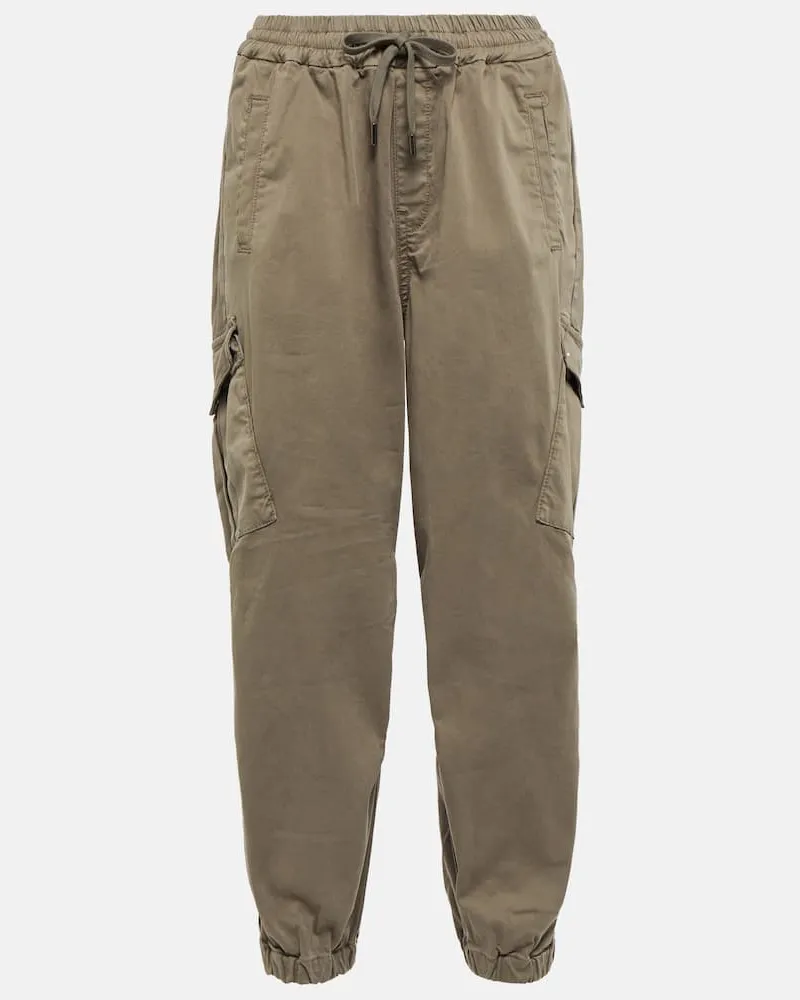 Adriano Goldschmied Cargohose aus Baumwolle Grün