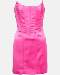 Giuseppe di Morabito Minikleid aus Satin Pink