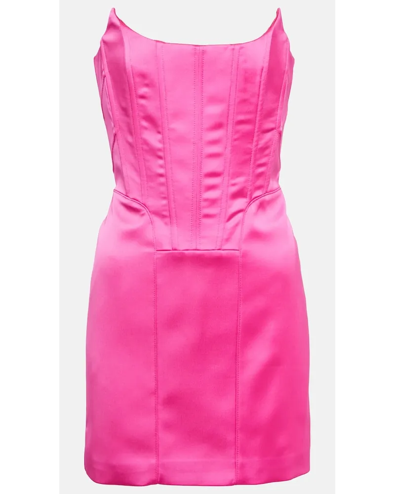 Giuseppe di Morabito Minikleid aus Satin Pink