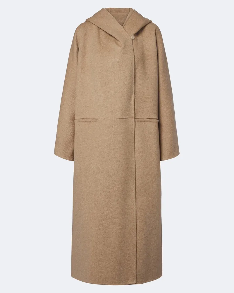 Max Mara Mantel aus Kamelhaar und Mohair Beige