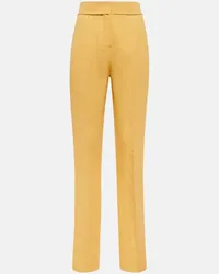 Jacquemus Hose Le Pantalon Tibau Gelb