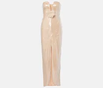 Robe mit Pailletten