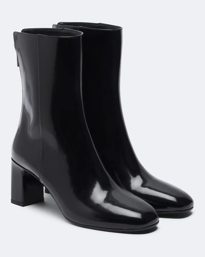 Jimmy Choo Ankle Boots Daze aus Lackleder Schwarz
