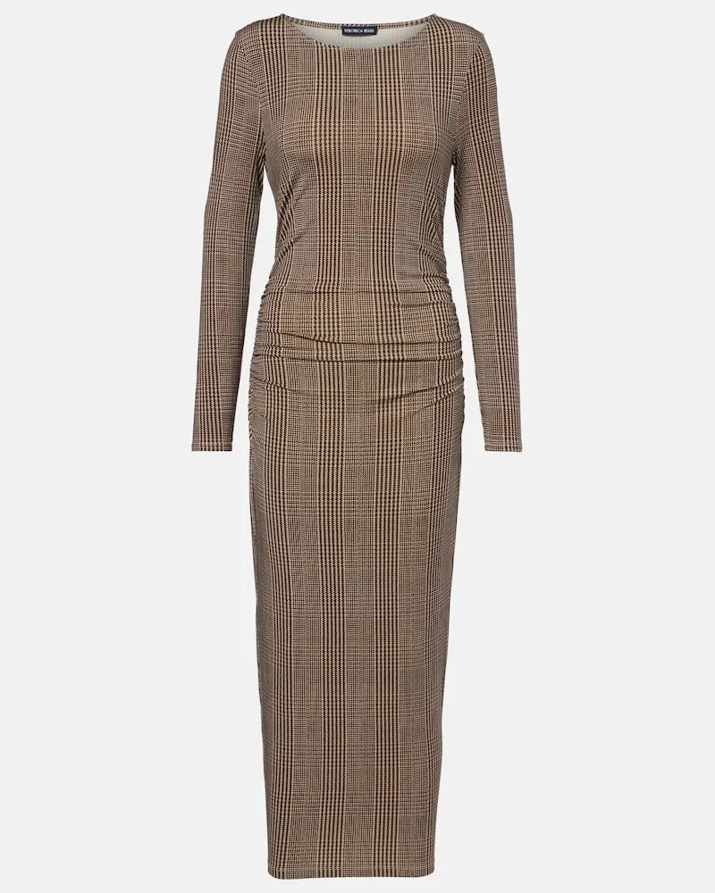 Veronica Beard Maxikleid Charissa aus Jersey Beige