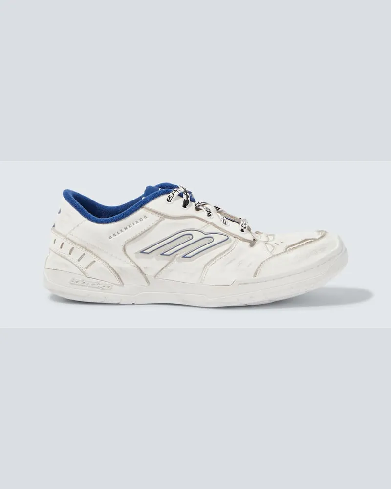 Balenciaga Sneakers Hamptons aus Leder Weiß