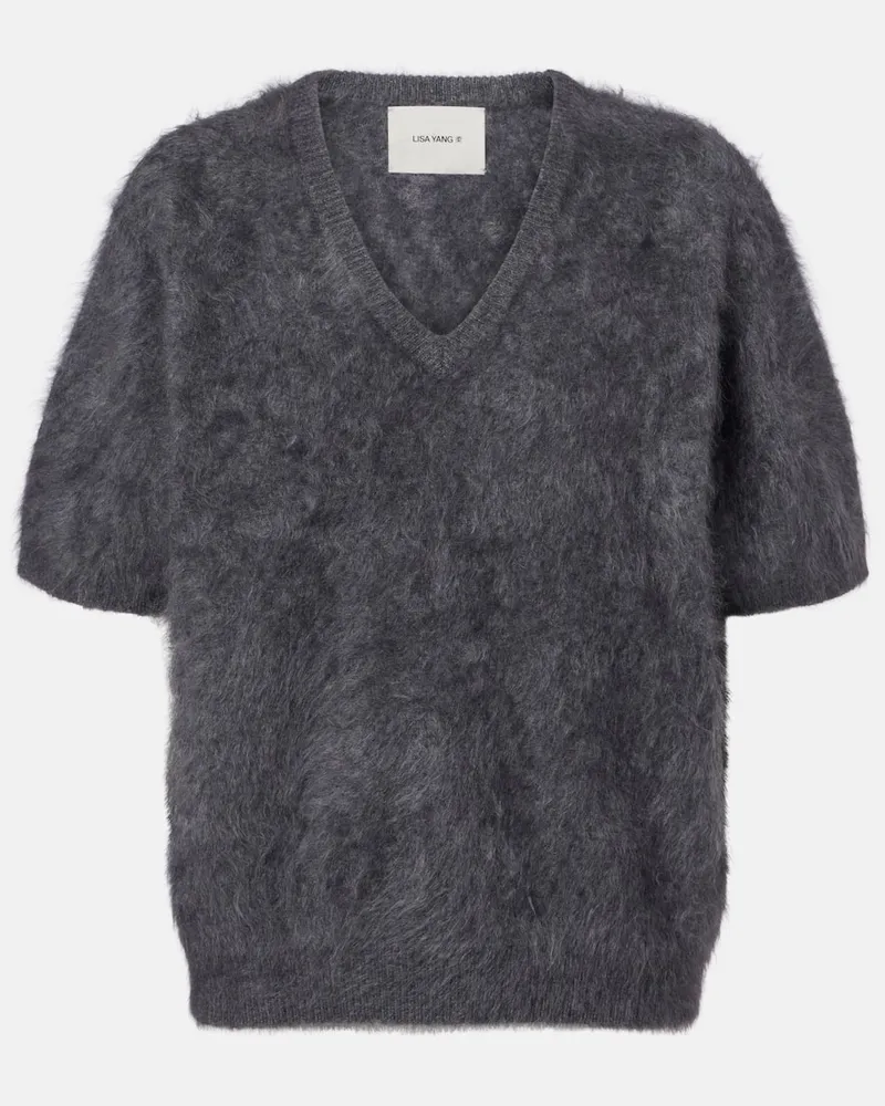 Lisa Yang Pullover Lovisa aus Kaschmir Grau