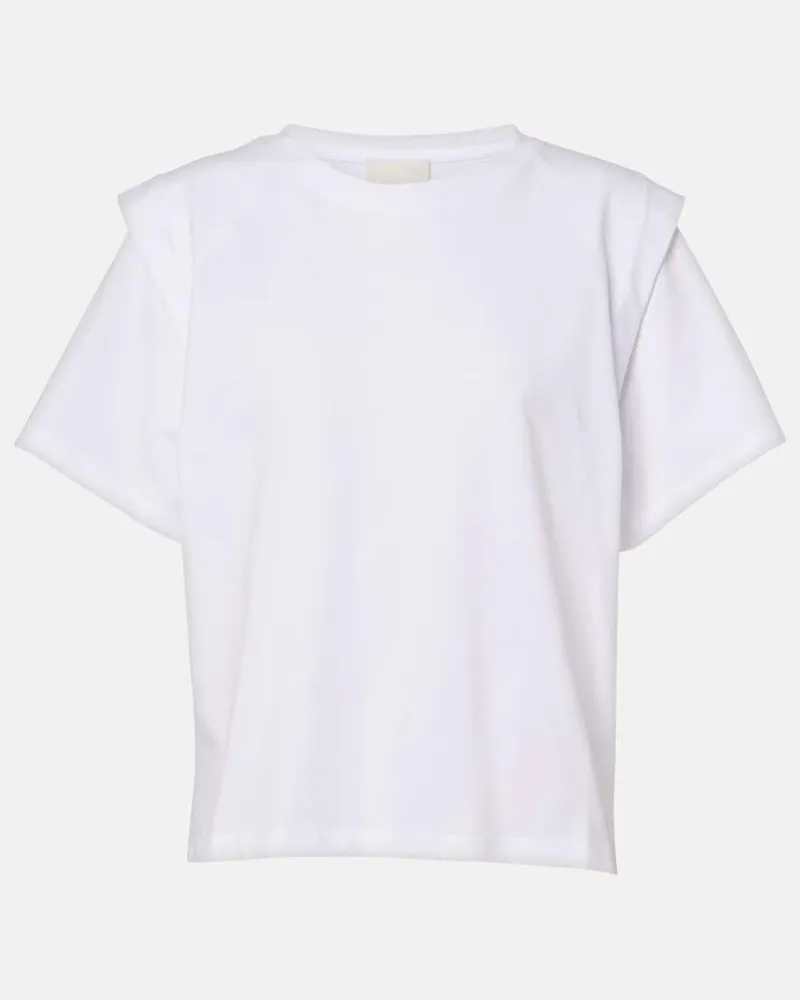 Isabel Marant T-Shirt aus Baumwoll-Jersey Weiß