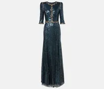 Verzierte Robe Pretty Thing mit Pailletten