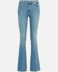 7 for all mankind Mid-Rise Bootcut Jeans Blau