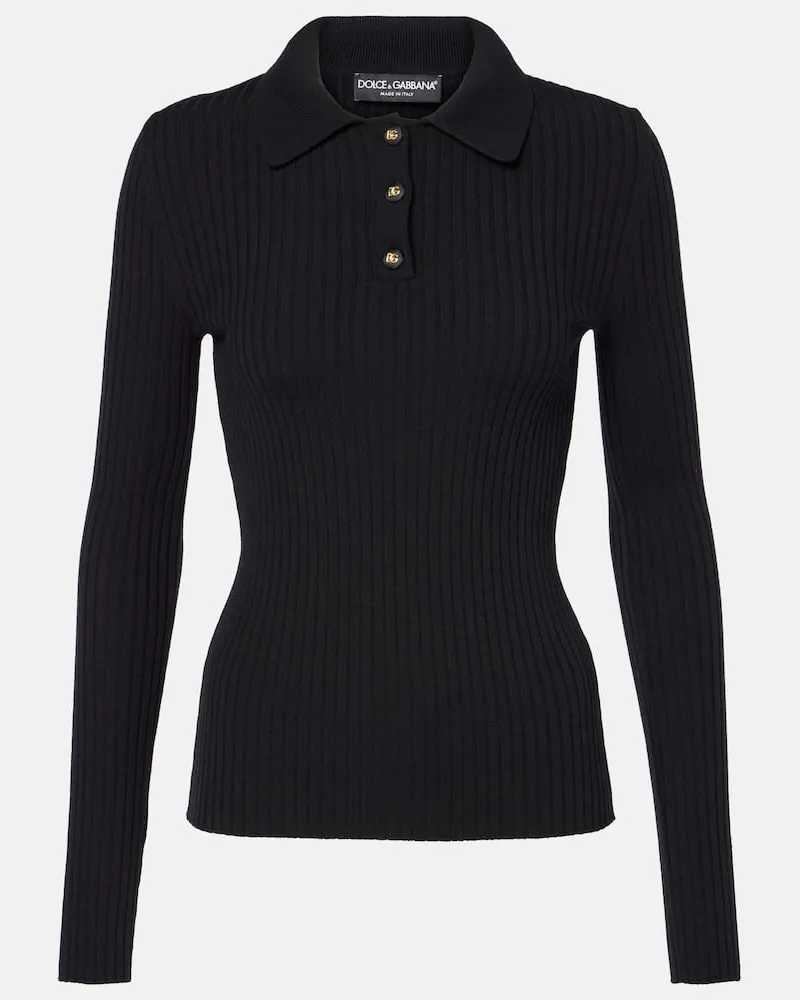 Dolce & Gabbana Pullover aus einem Wollgemisch Schwarz