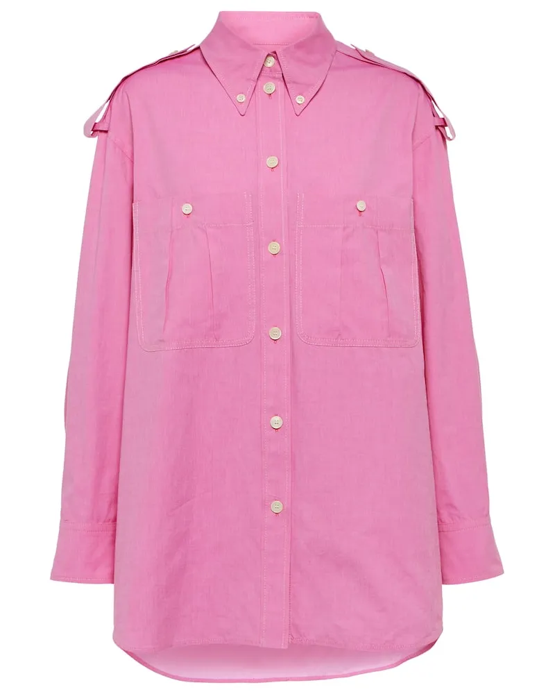Isabel Marant Hemd Vinela aus Baumwolle Pink