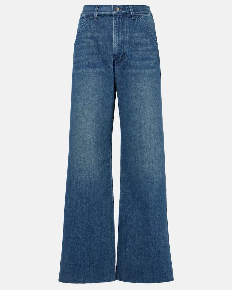Veronica Beard Wide-Leg Jeans Taylor Blau