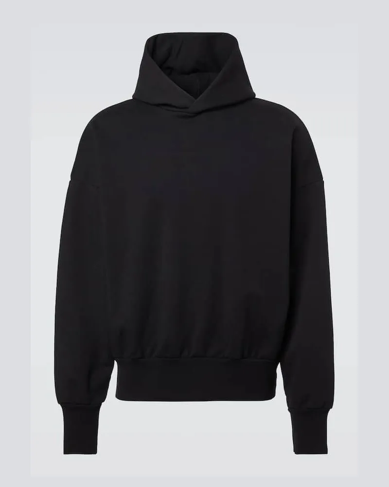 Fear of God Hoodie aus Baumwoll-Jersey Schwarz