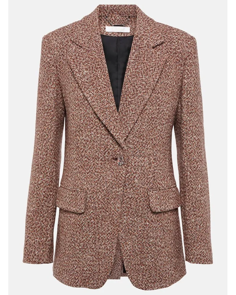 Chloé Chloe Blazer aus einem Wollgemisch Multicolor