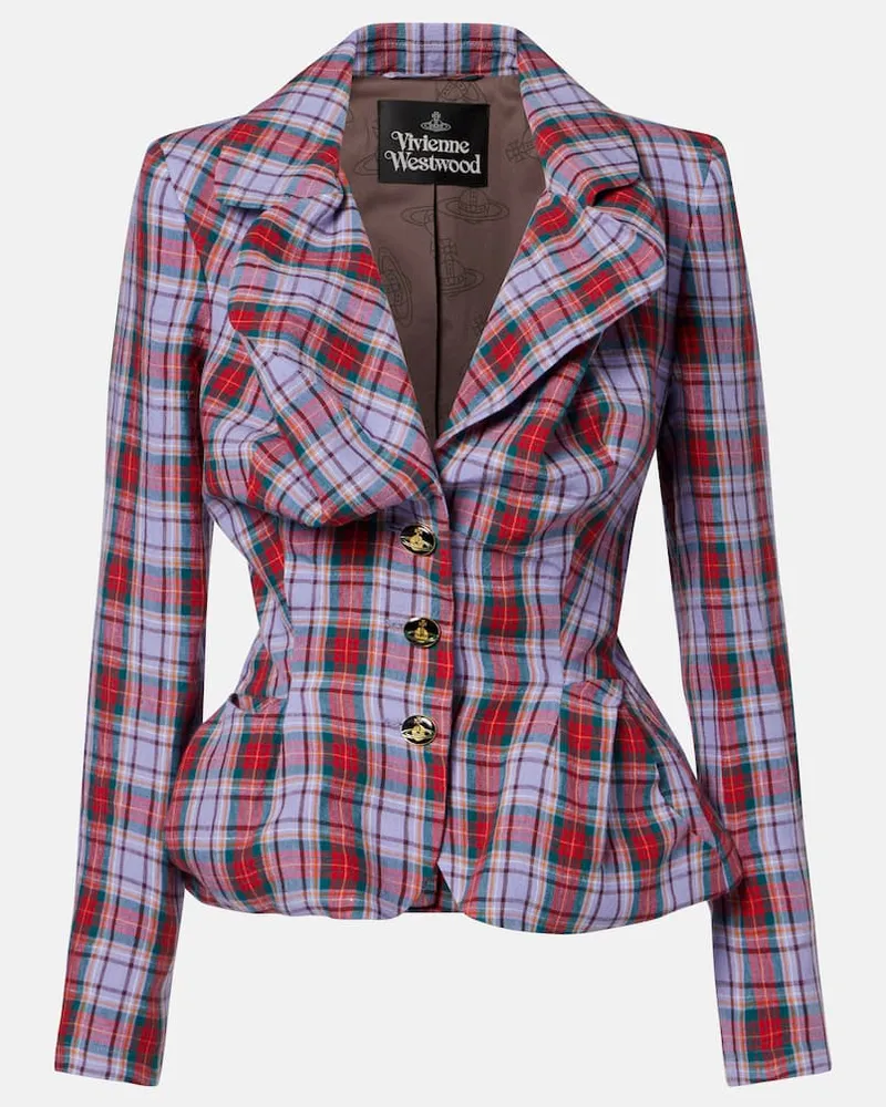 Vivienne Westwood Blazer aus Leinen Multicolor