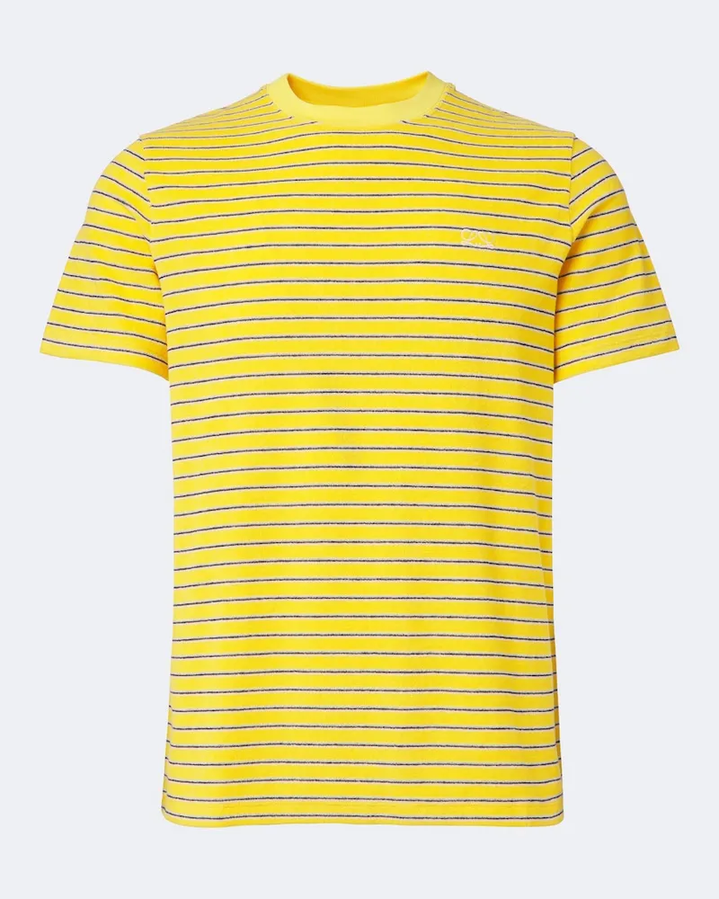Loewe T-Shirt Double L aus Frottee Multicolor