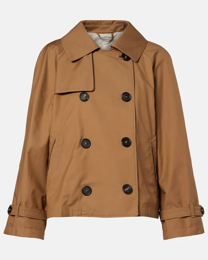 Max Mara The Cube Jacke Tesoro aus Twill Beige