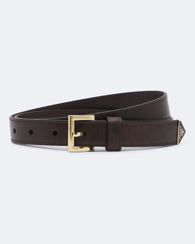 Prada Gürtel aus Leder Braun