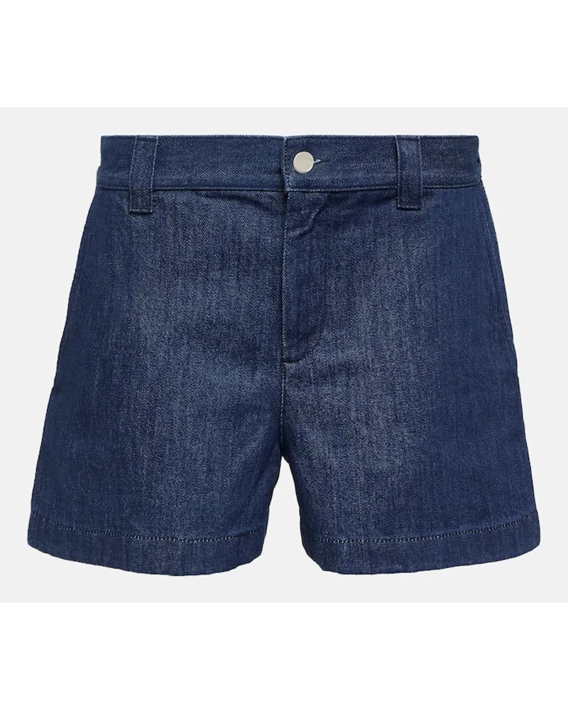 Gucci Jeansshorts Horsebit Blau