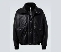 Bomberjacke aus Leder