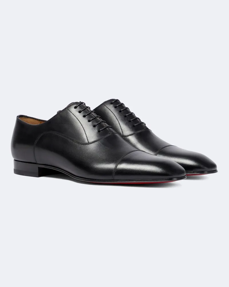 Christian Louboutin Schnürschuhe Greggo aus Leder Schwarz